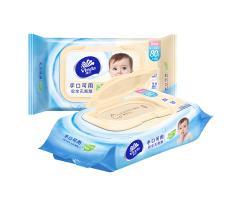 維達嬰兒(ér)柔濕巾有(yǒu)蓋80片裝